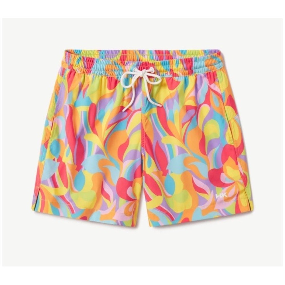 Humankind Swim Trunks Shorts‎ XS Daytrip Unlined 3" Inseam Inclusive Colorful